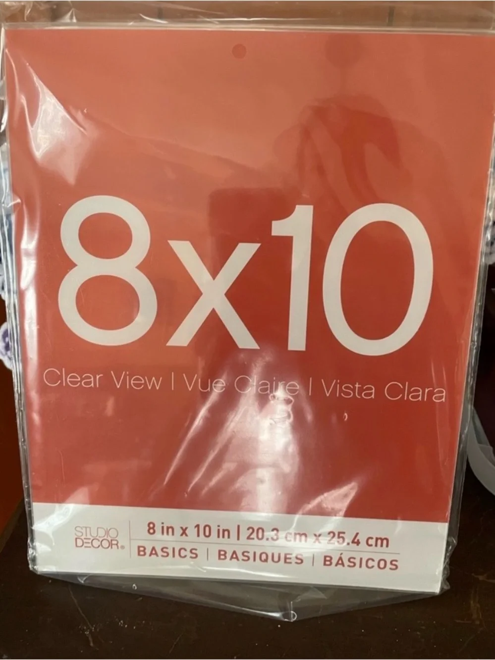NWOT Studio Décor 8x10 Clear View Picture Frame